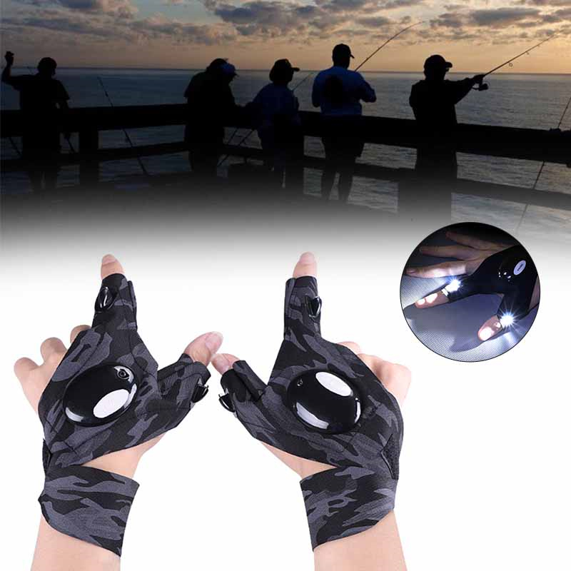 Daiwa Fishing Gloves Men Women Outdoor Fishing Protection Anti-slip All  Half Finger Sports Fish Equipment Angling Gloves